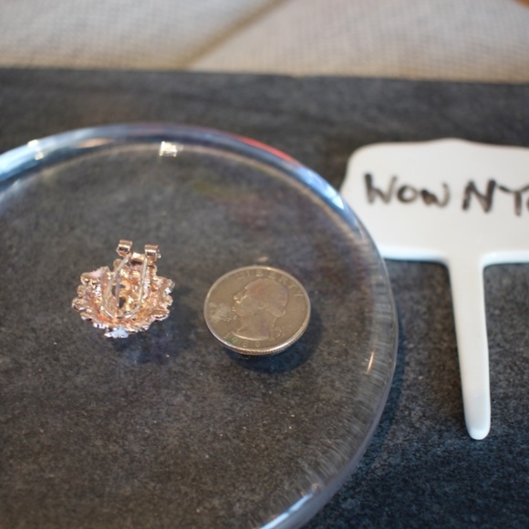 New 925 Four Leaf Flower Fashion Diamond Earrings - Picture 4 of 8